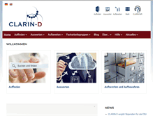 Tablet Screenshot of clarin-d.net